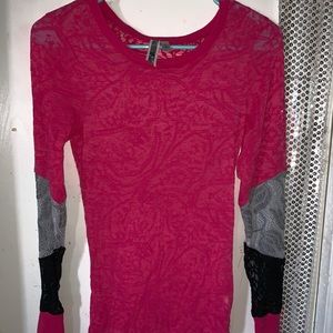 Burnout long sleeve T-shirt